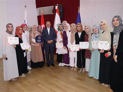 Lübnan Trablus Üniversitesi ihtisas kampını başarıyla tamamlayan öğrencilerimiz sertifikalarını aldılar.
